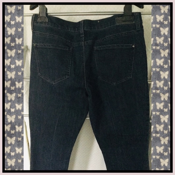 DKNY jeans indigo stretch sz 6 straight - Picture 3 of 5